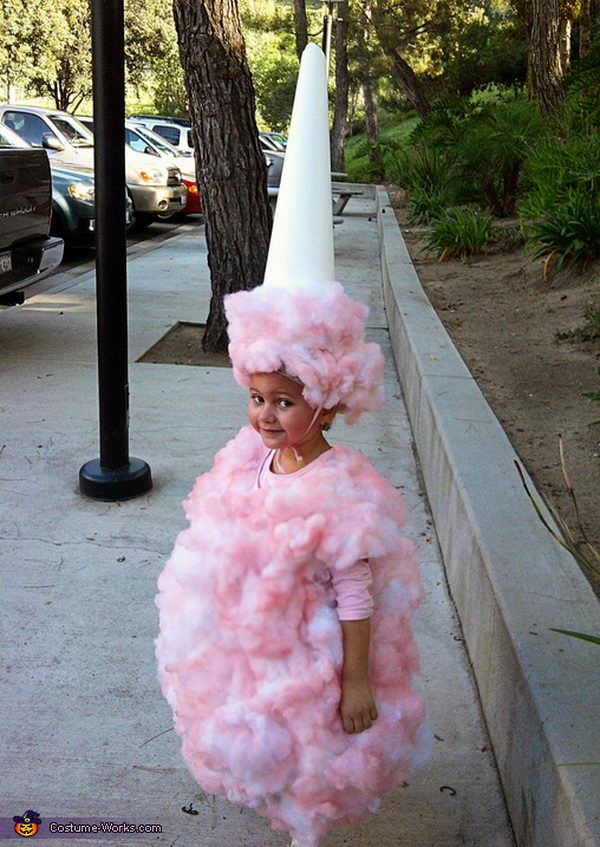 Cotton Candy Halloween Costume. 