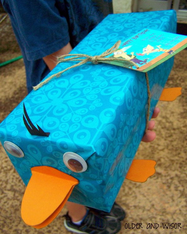 Cute DIY Gift Wrap Ideas For Kids - Noted List