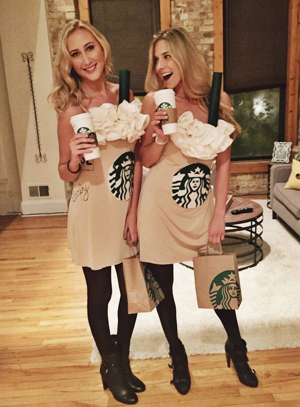 DIY Starbucks Halloween Costume 