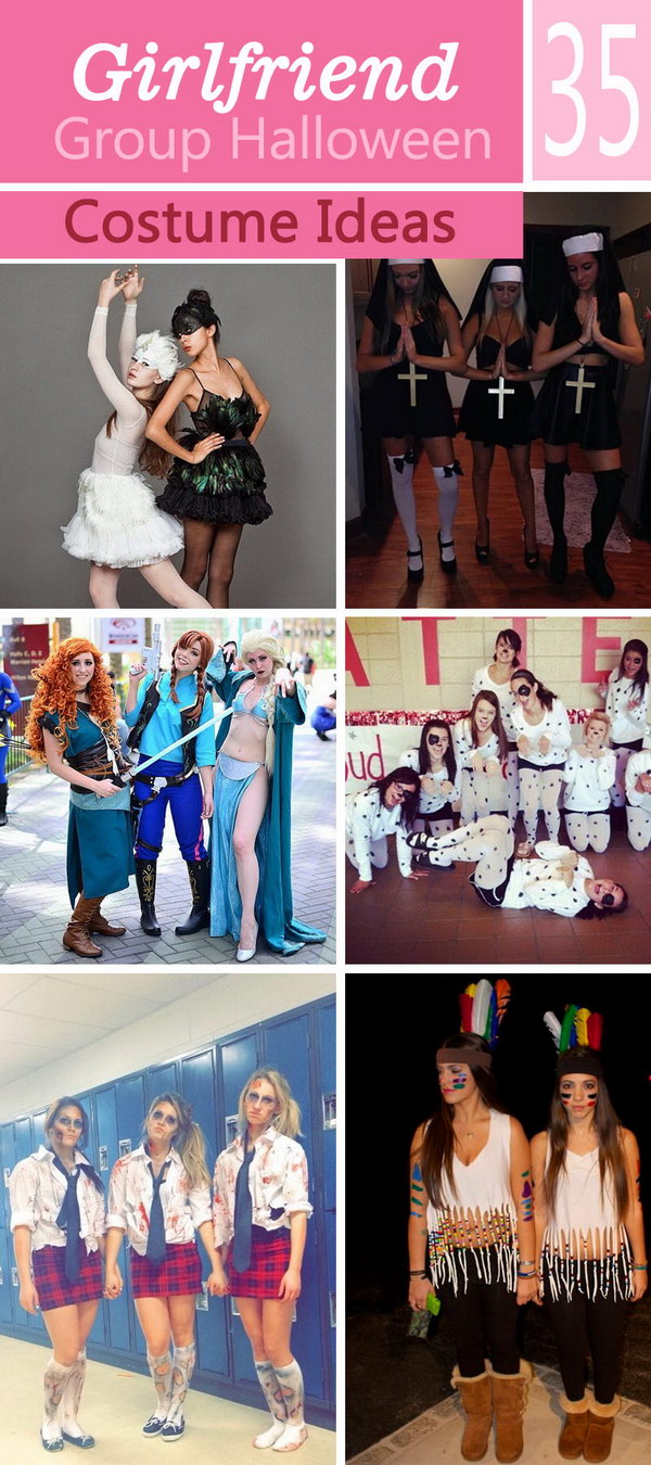 Lots of Girlfriend Group Halloween Costume Ideas! 