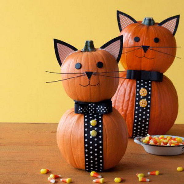 Creative and Stylish No-carve Pumpkin Decoration Ideas - Noted List