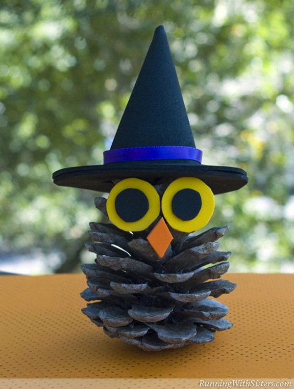 Witchy Pinecone Owl. 