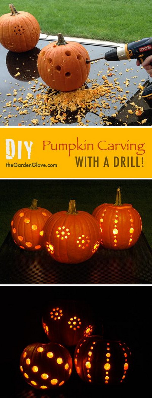 DIY Pumpkin Lantern. 