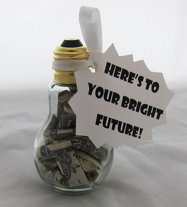 Light Up the Future with Money in a Light bulb. 