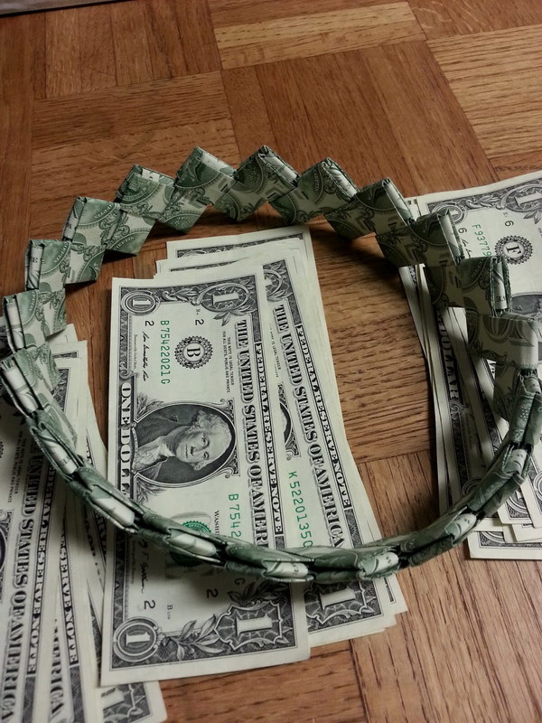 Eay DIY Money Headband . 