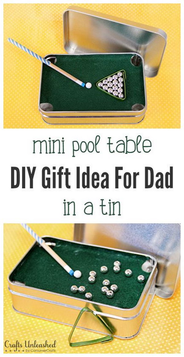 DIY Mini Pool Table. 