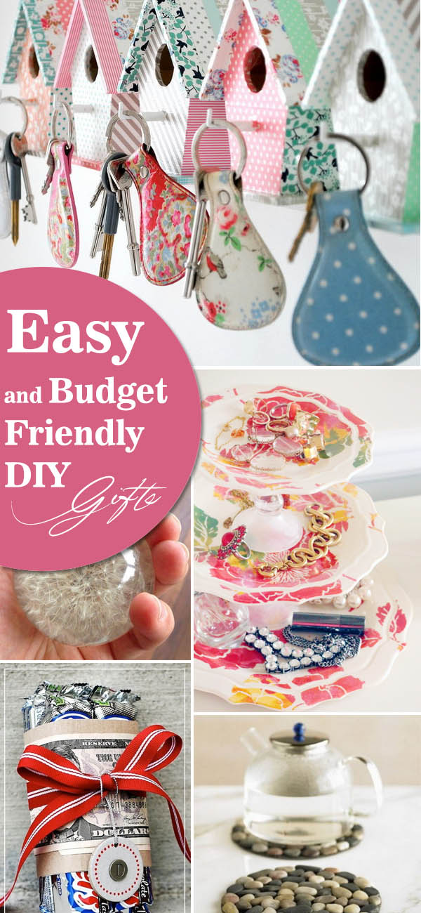 Easy and Budget Friendly DIY Gifts. 