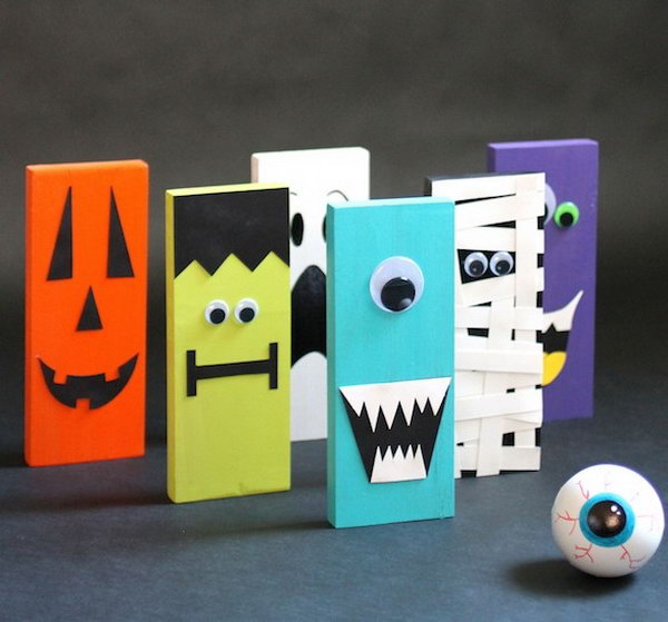 DIY Halloween Bowling Set. 