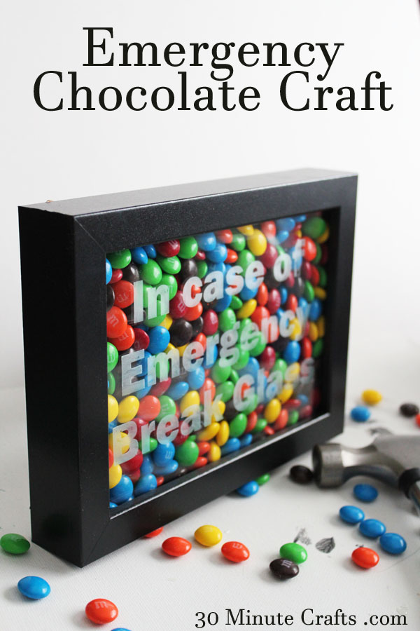 Emergency Chocolate Craft. 