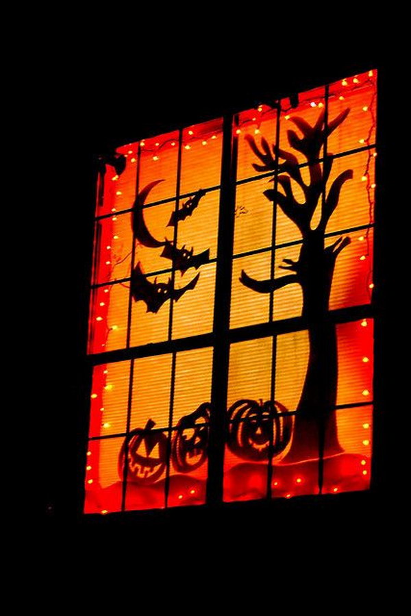 Spooky Halloween Window 