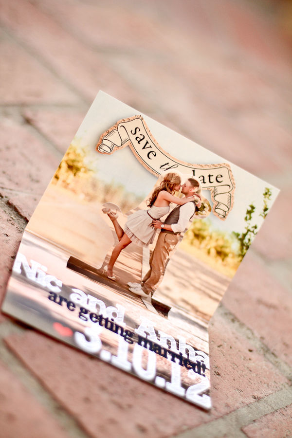 Pop Up Save the Date Card 