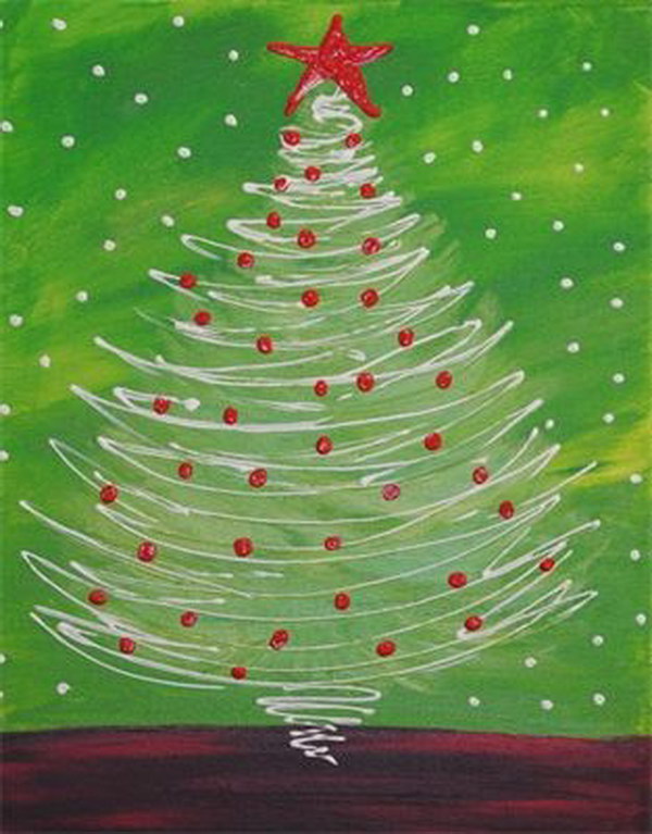 Swirly Christmas Tree 