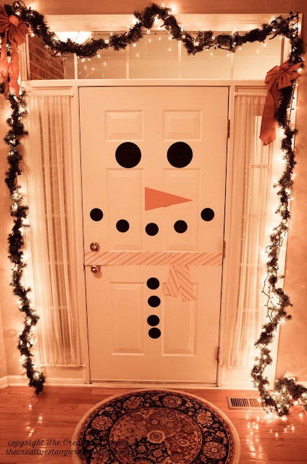 Snowman Door Decoration. 