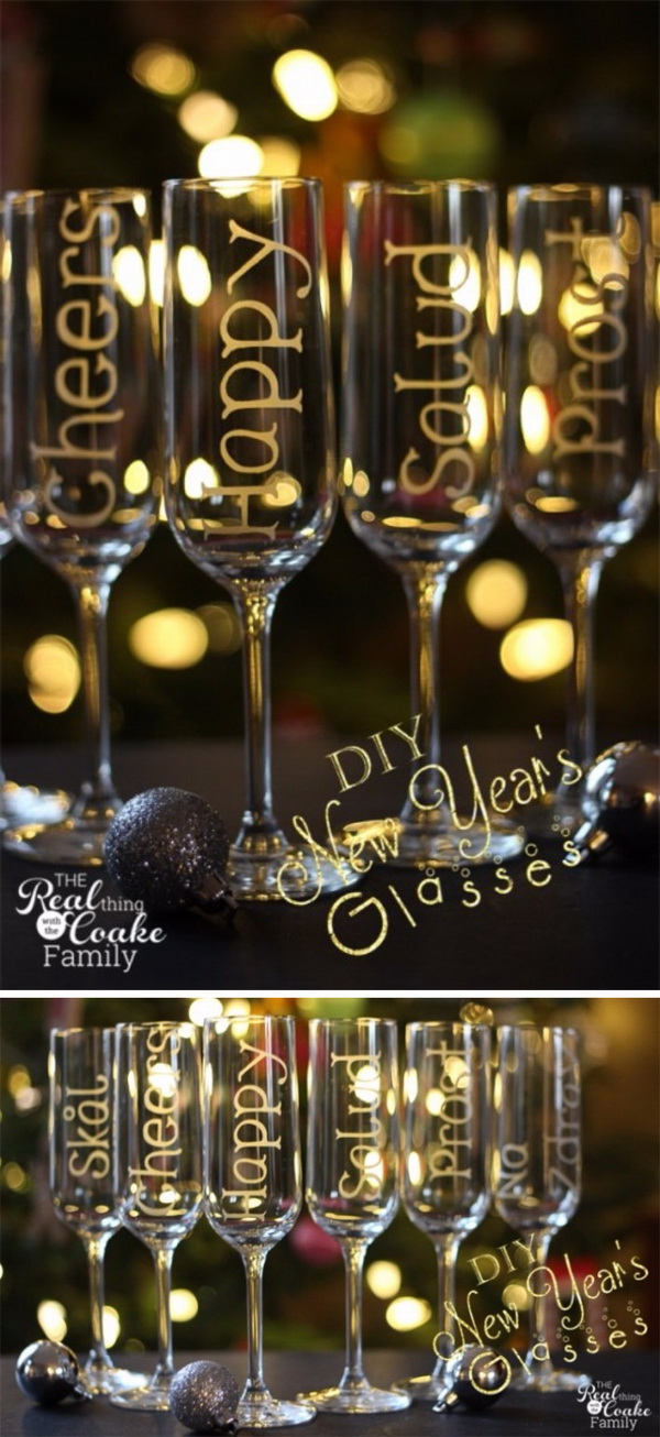 Personalized Champagne Glasses 