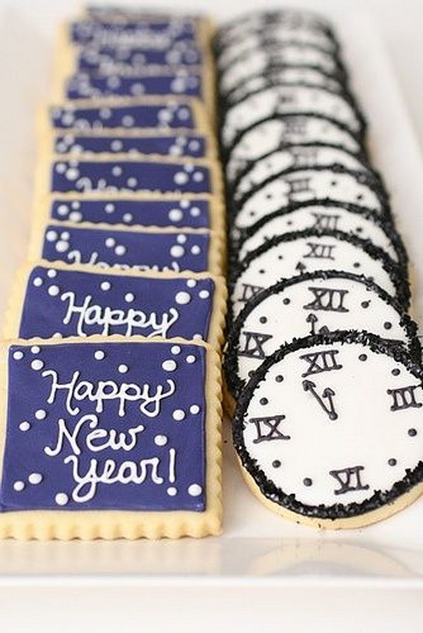New Years Eve Cookies 