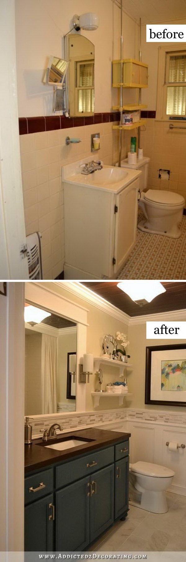 Hallway Bathroom Remodel: Before & After . 