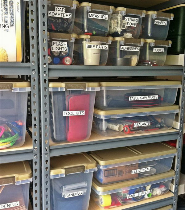 Keep Everything Organized and Easy to Access with Labels. 
