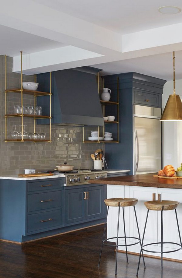 80+ Cool Kitchen Cabinet Paint Color Ideas - Noted List