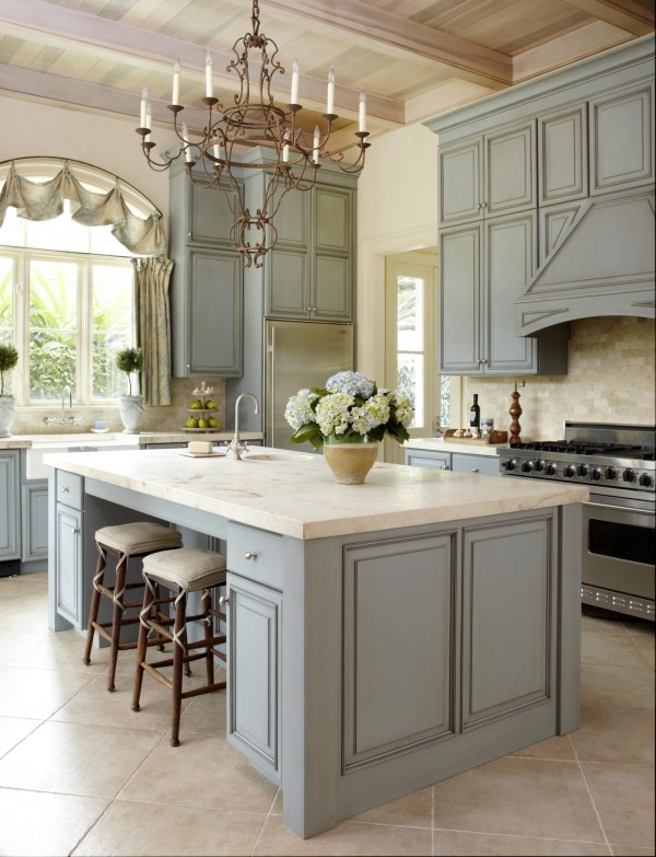 Dusty Gray Inspired Kitchen Cabinets. 