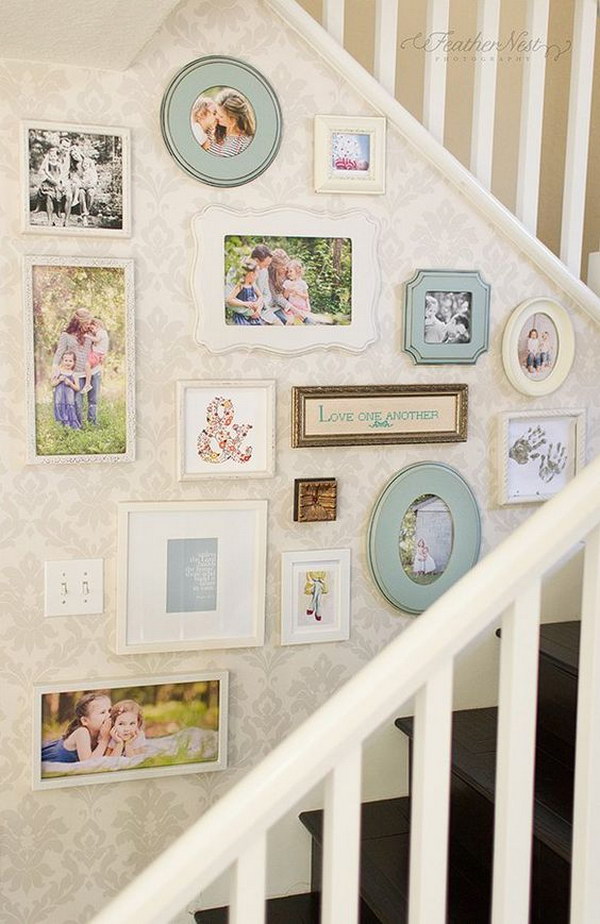 Use Your Favorite Photos, Quotes, Or Symbols To Create A Collage Wall. 