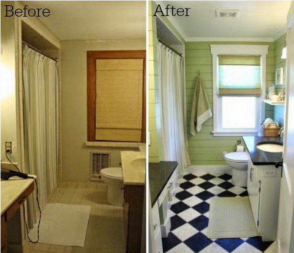 DIY Bathroom Makeover on a Budget. 