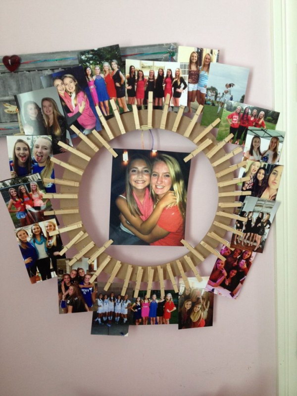 Circular Photo Collage. 