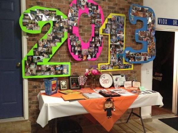 Graduation Party Year Numbers Decoration. 