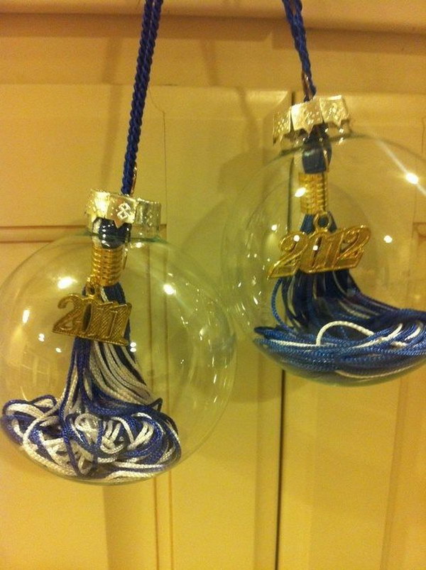 Graduation Tassel Ornament Idea. 