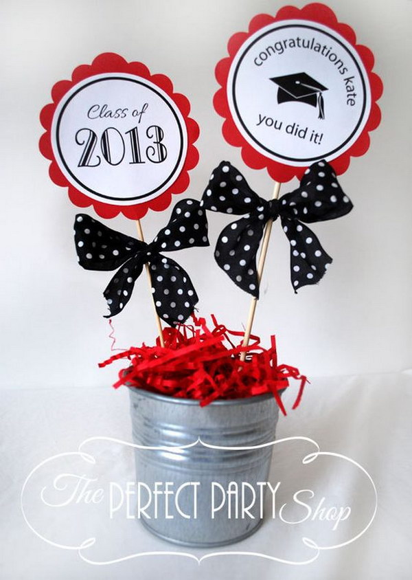 Graduation Centerpiece Stick Listing. 