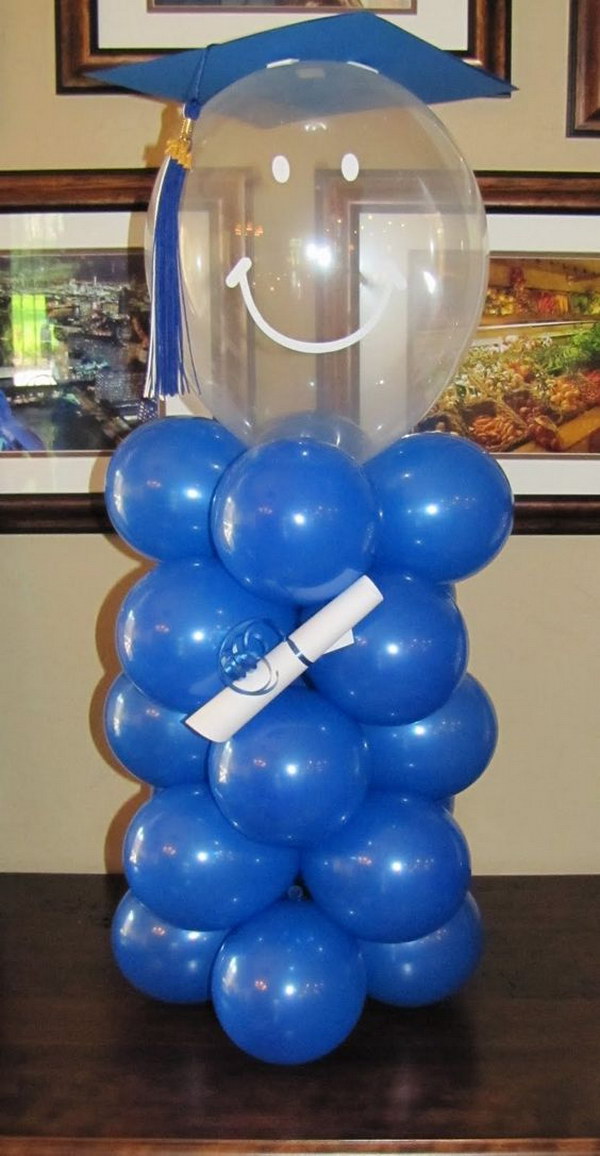 Graduation Person Balloon Decor 