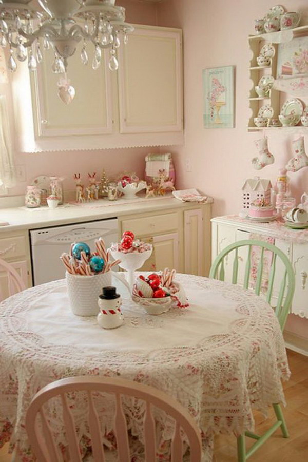 Beautiful Pink Kitchen 