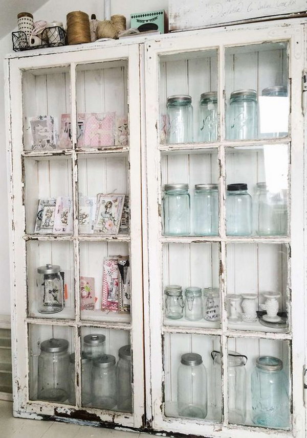 Shabby Chic Cupboard in the Kitchen. 