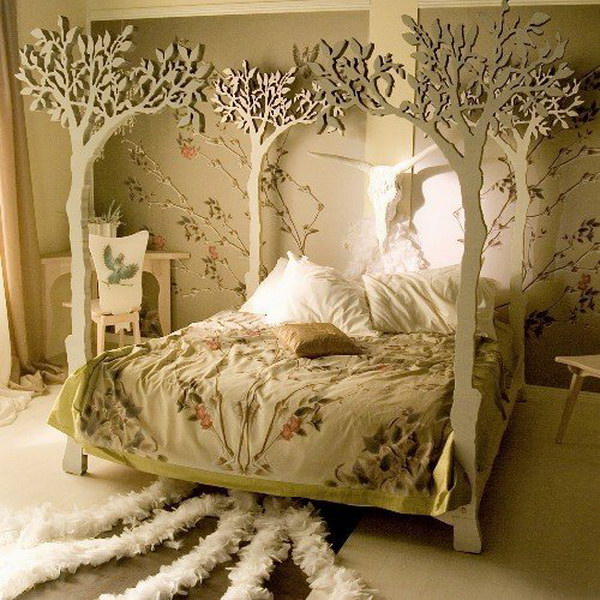The Most Beautiful Tree Bed. 