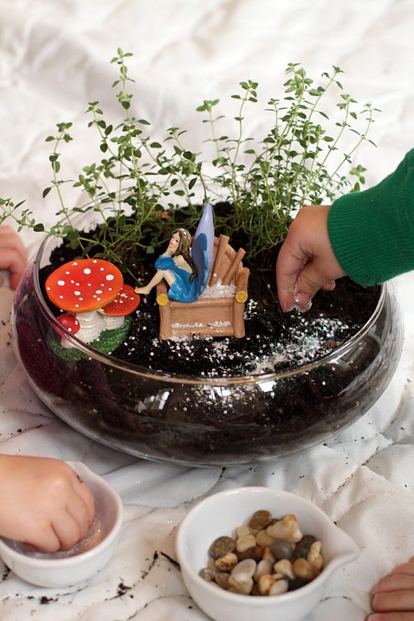 DIY Terrarium Fairy Garden 