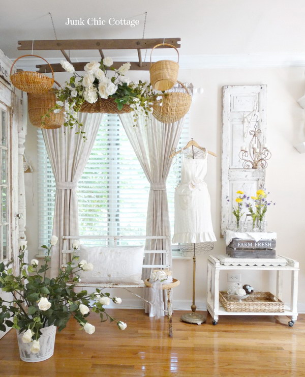 Shabby Chic Dining Room Corner. 