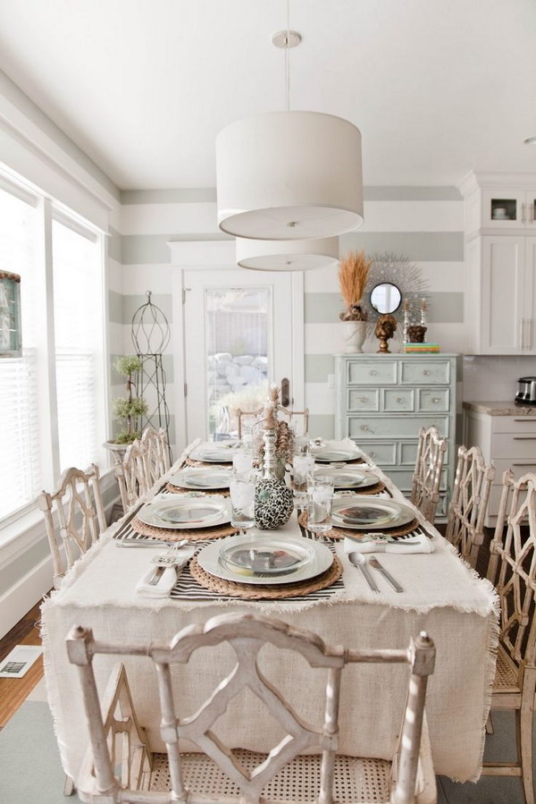 Shabby Chic Tablescape. 