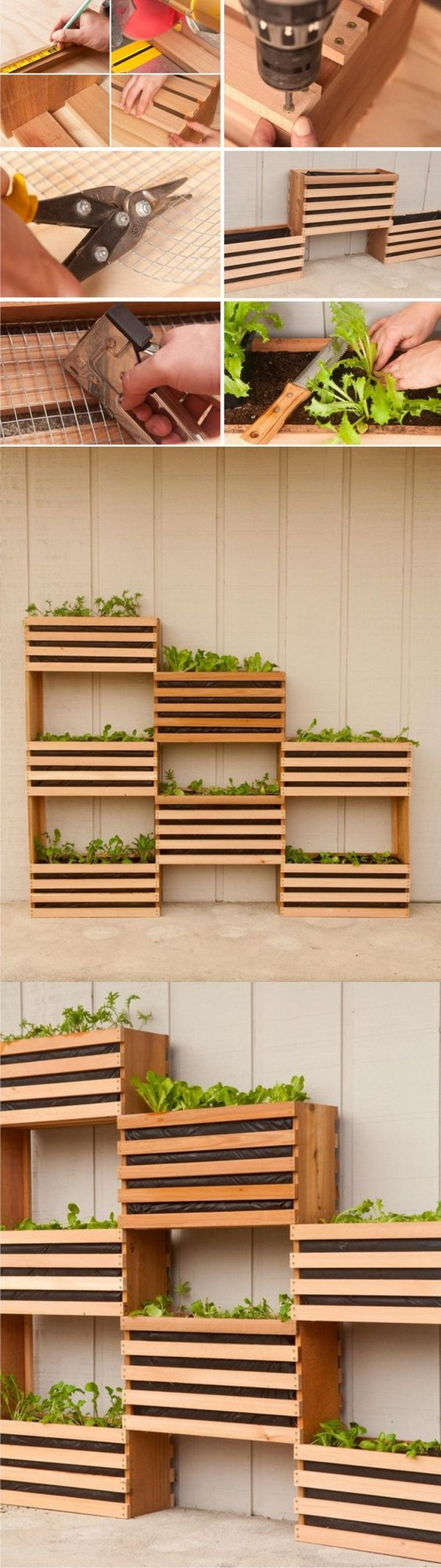 DIY Vertical Vegetable Garden 