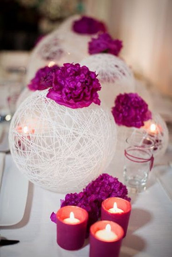 String Spheres Centerpieces 