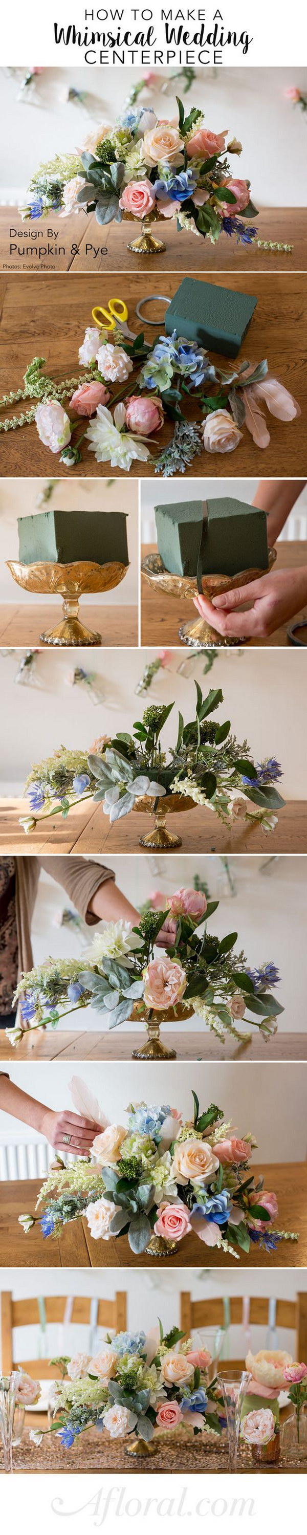 DIY Floral Centerpiece 