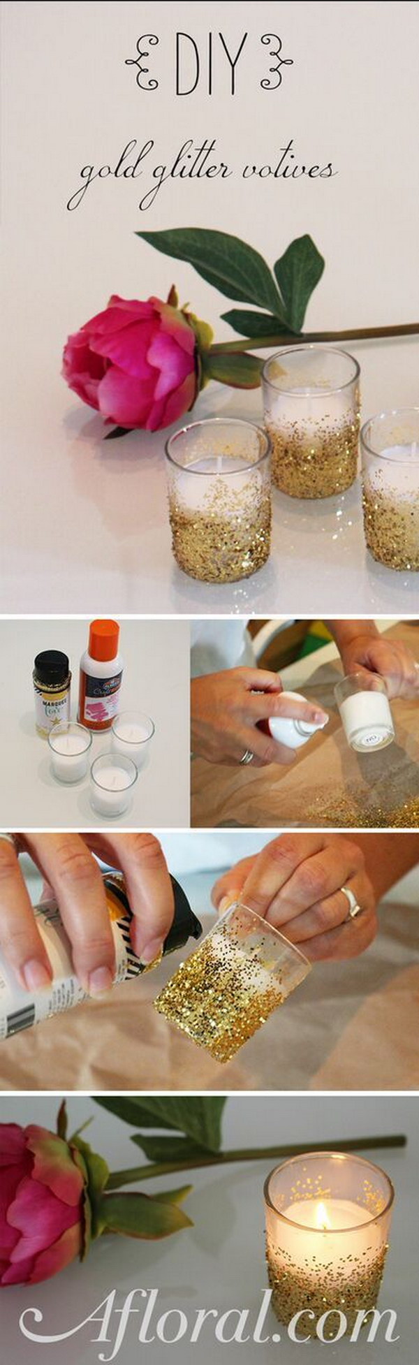 DIY Glitter Voitive 