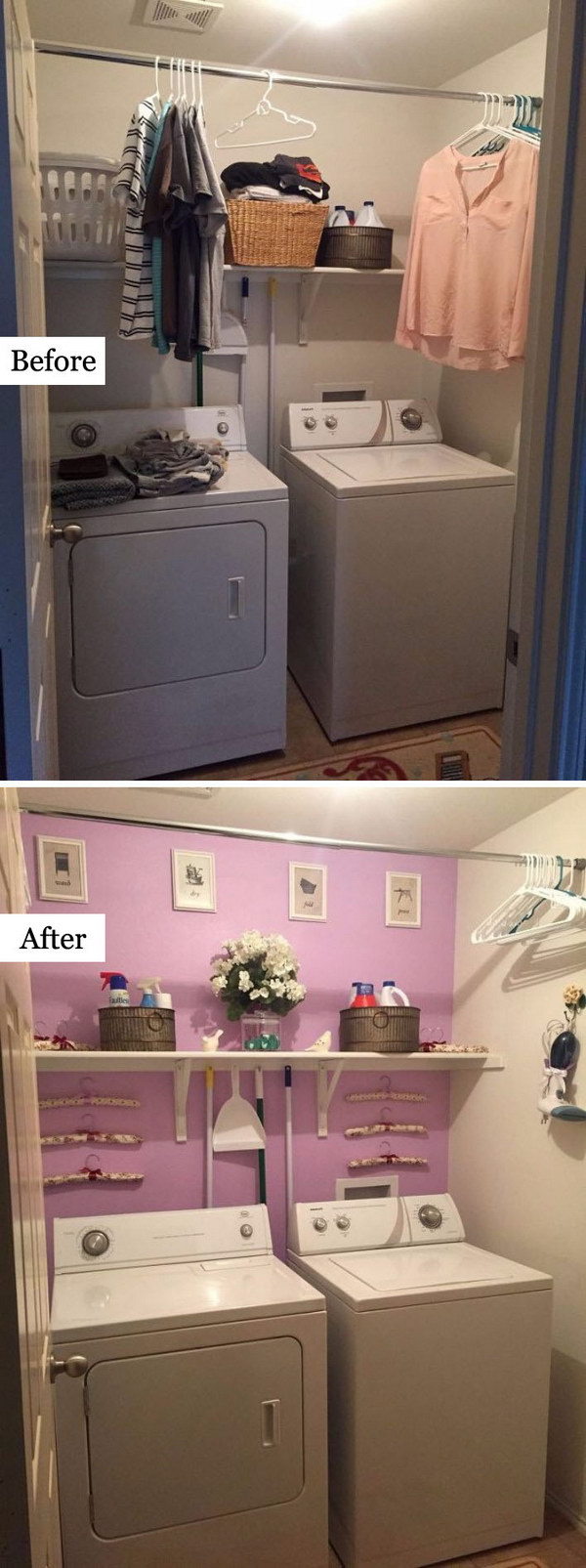 Laundry Room Makeover: The New Wall Color . 