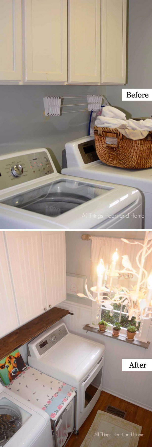 Beautiful and Functional Laundry Room Makeover. 
