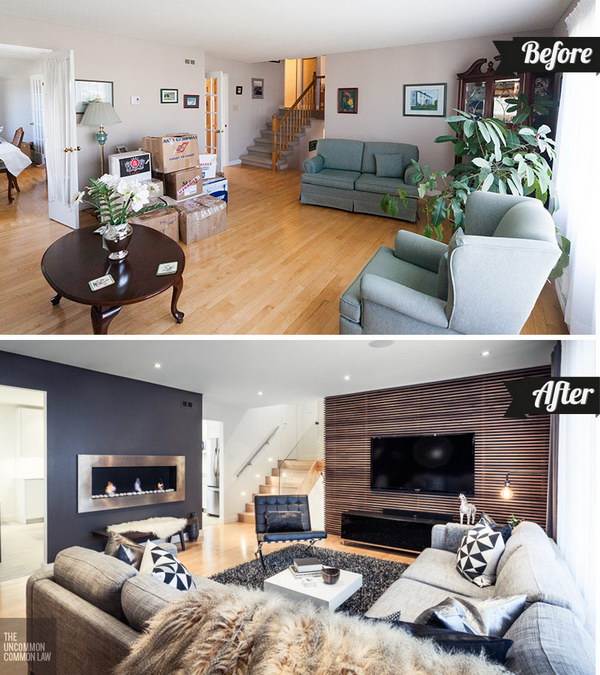 Awesome Before And After Living Room Makeovers 2022   45 Living Room Makeovers 