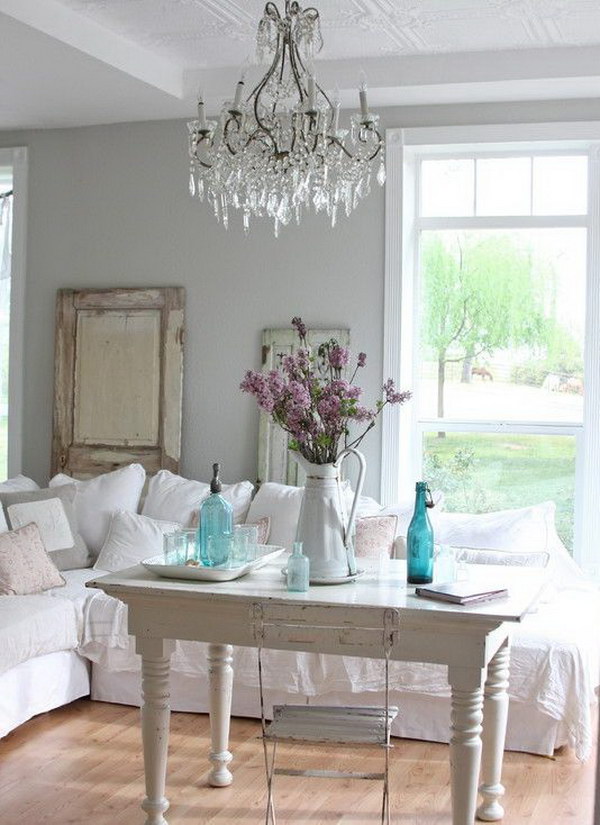Romantic Shabby Chic Living Room Ideas - Noted List